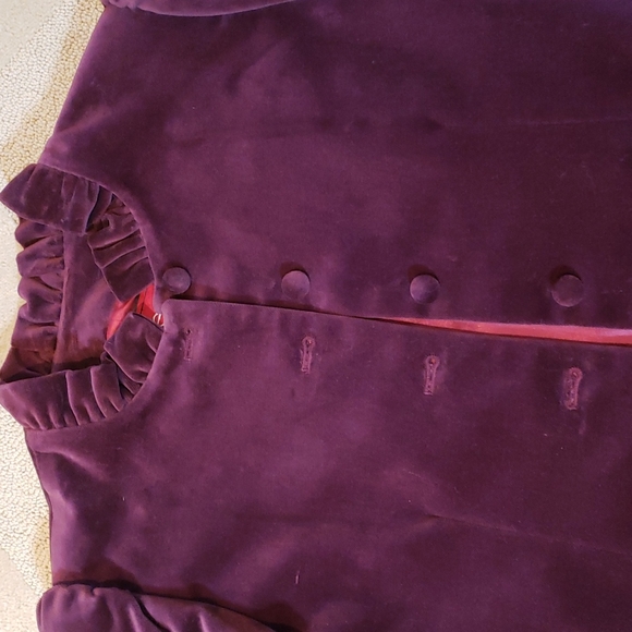 Vintage Sasson Velvet Jacket and Skirt Set, Sz 9/10 - Picture 3 of 16